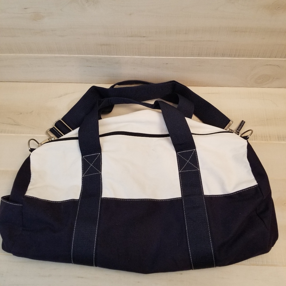 Vintage Tommy Hilfiger Big Flag Logo Spell Out Duffle Bag - Picture 6 of 10